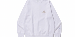 Champion collaborates with XLARGE to launch crew neck sweatshirt with composite fabric information