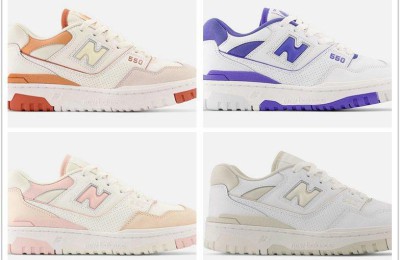 Retro style New balance 550 new color matching announced composite fabric information