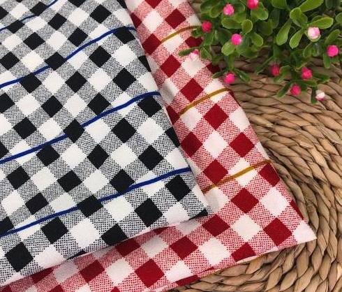 lattice high elastic linen